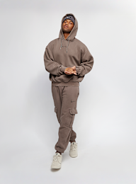 Karl Kani, Small Signature Destroyed Hoodie, szary, Obraz 4 z 5