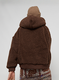 Karl Kani, Small Signature Teddy OS Hoodie, bruin, Afbeelding 2 van 4