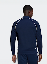 adidas Originals, adicolor Superstar Slim Trainingsjack, blauw, Afbeelding 2 van 5