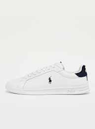 Polo Ralph Lauren, Heritage Court II Leather Sneaker, white, Image 1 of 5