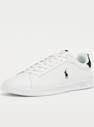 Polo Ralph Lauren, Heritage Court II Leather Sneaker, white, Image 2 of 5