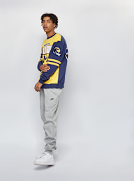 Mitchell & Ness, Ncaa All Over Crew 2.0  University Of Michigan, blauw, Afbeelding 7 van 7