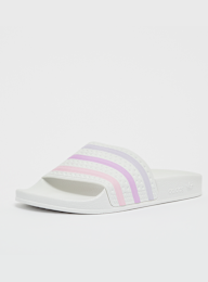 adidas Originals, adlette Slides, white, Image 2 of 5