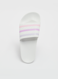 adidas Originals, adlette Slides, white, Image 5 of 5