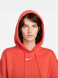 Nike, Nike Sportswear Phoenix Fleece Women's Oversized Pullover Hoodie, rood, Afbeelding 3 van 5