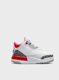 Jordan, Air Jordan 3 Retro Toddlers, white, Image 2 of 7
