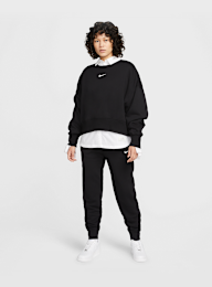 Nike, Sportswear Phoenix Fleece Over-Oversized Crewneck Sweatshirt, black, Image 4 of 5