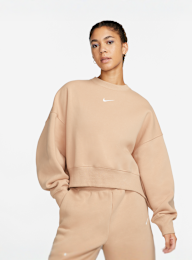 Nike, Sportswear Phoenix Fleece Crewneck, bruin, Afbeelding 1 van 5