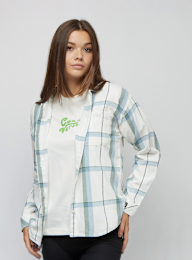 Vans, Tori Plaid LS Shirt, wit, Afbeelding 1 van 5