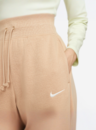 Nike, Sportswear Phoenix Fleece High-Waisted Wide-Leg Sweatpants, bruin, Afbeelding 3 van 6