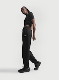 Nike, Sportswear Phoenix Fleece High-Waisted Oversized Sweatpants, black, Image 4 of 4