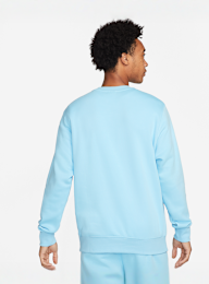 Nike, Sportswear Club Fleece Crew, blue, Image 2 of 6