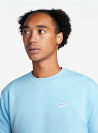 Nike, Sportswear Club Fleece Crew, blue, Image 3 of 6