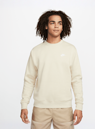 Nike, Sportswear Club Fleece Crew, beige, Image 1 of 5