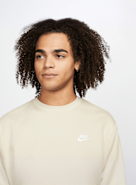 Nike, Sportswear Club Fleece Crew, beige, Image 3 of 5