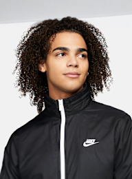 Nike, Sportswear Club Lined Woven Track Suit, black, Image 3 of 9
