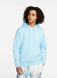 Nike, Sportswear Club Fleece Hoodie, blue, Image 1 of 5