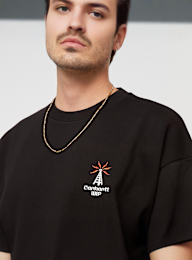 Carhartt WIP, Connect Sweatshirt black, beige, Afbeelding 3 van 6