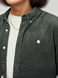 Carhartt WIP, L/S Madison Cord Shirt, groen, Afbeelding 3 van 5