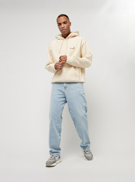Carhartt WIP, Hooded American Script Sweatshirt, beige, Image 4 of 6