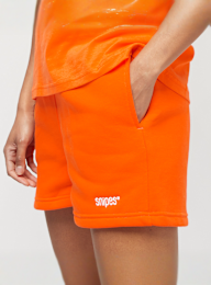 SNIPES, Small Logo Essential Sweatshorts, pomarańczowy, Obraz 3 z 4