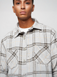 Pegador, Flato Logo Embroidery Heavy Flannel, grijs, Afbeelding 3 van 6