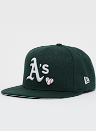 New Era, Team Heart 5950 10112 Oakath Otc Oakland Athletics, groen, Afbeelding 1 van 4