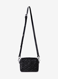 PEQUS, Astéria Messenger Bag Embossed, zwart, Afbeelding 1 van 5