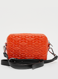 PEQUS, Astéria Messenger Bag Embossed, oranje, Afbeelding 3 van 5