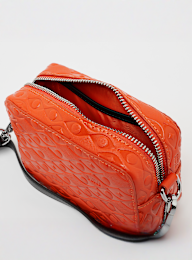 PEQUS, Astéria Messenger Bag Embossed, oranje, Afbeelding 4 van 5