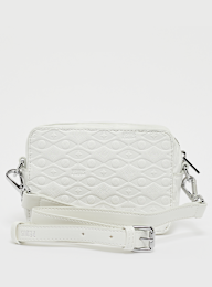 PEQUS, Astéria Messenger Bag Embossed, wit, Afbeelding 3 van 5