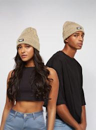 SNIPES, Woven Label Beanie, Red, Image 3 of 3