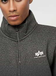 Alpha Industries, Half Zip Sweater Small Logo, wit, Afbeelding 3 van 6