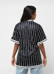 Karl Kani, Retro Patch Pinstripe Baseball Shirt, zwart, Afbeelding 2 van 5