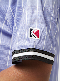 Karl Kani, Retro Patch Pinstripe Baseball Shirt, roze, Afbeelding 4 van 5