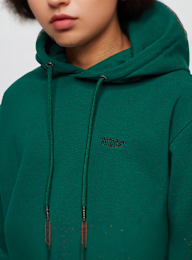 SNIPES, Small Logo Essential Hoodie, green, Image 3 of 5