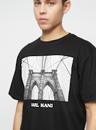 Karl Kani, Retro NYC Print Tee black, zwart, Afbeelding 3 van 5