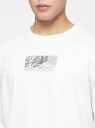 Karl Kani, Small Signature NYC Print Tee, wit, Afbeelding 3 van 4