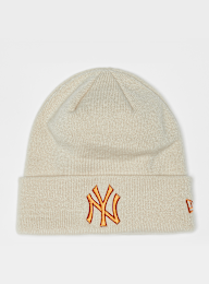 New Era, League Essential Cuff Beanie MLB New York Yankees, beige, Afbeelding 1 van 2