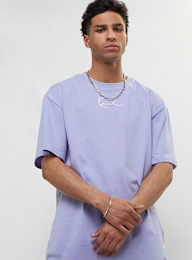 Karl Kani, Small Signature Essential Tee, fioletowy, Obraz 1 z 4