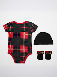 Jordan, Essentials Plaid Set (3 Piece), zwart, Afbeelding 2 van 2