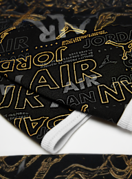 Jordan, Black & Gold Blanket Set (4 Pack), zwart, Afbeelding 4 van 4