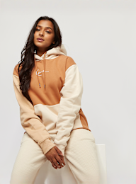 Karl Kani, Small Signature Block Hoodie, bruin, Afbeelding 1 van 5