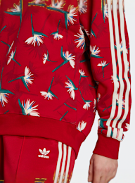 adidas Originals, x Thebe Magugu Sweatshirt, rood, Afbeelding 4 van 4