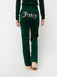 Juicy Couture, TINA TRACK PANT SILVER MARL, green, Image 2 of 5