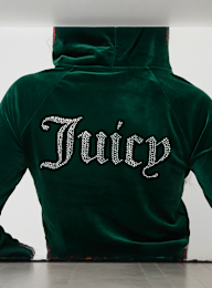 Juicy Couture, Madison Hoodie, groen, Afbeelding 4 van 5