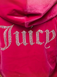 Juicy Couture, MADISON HOODIE raspberry sorbet, lichtroze, Afbeelding 4 van 5