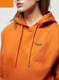 SNIPES, Small Logo Essential Hoodie, brown, Image 3 of 5