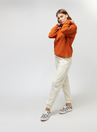 SNIPES, Small Logo Essential Hoodie, brown, Image 4 of 5