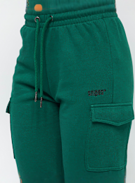 SNIPES, Small Logo Essential Tight Cargo Sweatpants, groen, Afbeelding 3 van 5